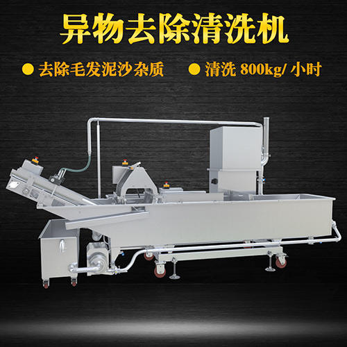 果蔬物料清洗機(jī)，氣泡清洗，清洗800kg小時(shí)